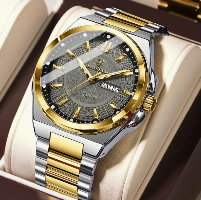 POEDAGAR Luxury Men Quartz Watches Business Top Brand Man SAr.195 Offer