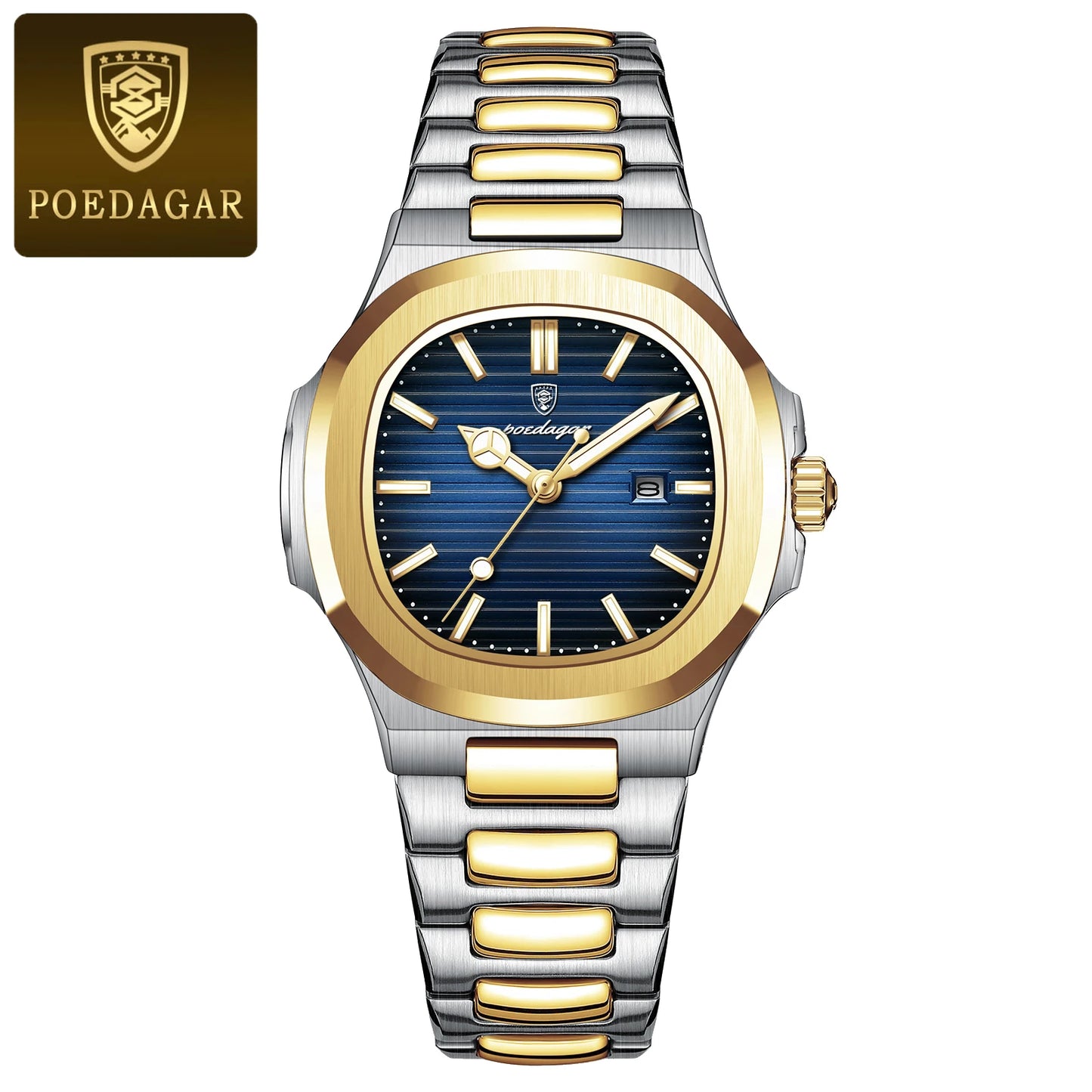 POEDAGAR Elegant Square Watch ⌚ | ساعة بواداغار النسائية المربعة – فخامة وأناقة في تصميم واحد