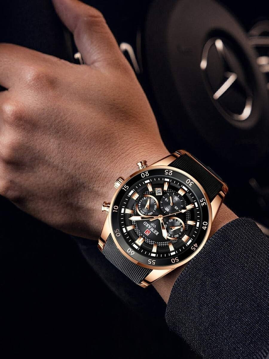 Reward VIP Men’s Luxury Chronograph Watch – Timeless Power & Prestige