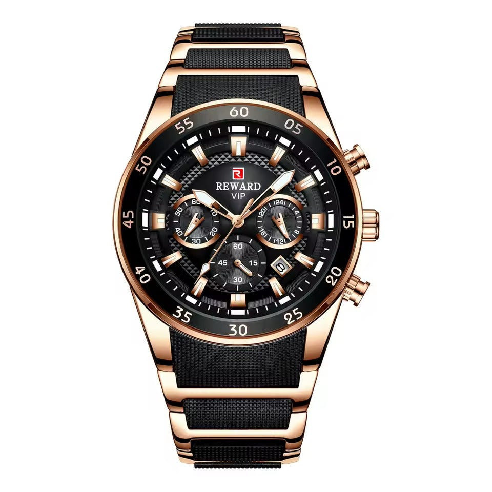 Reward VIP Men’s Luxury Chronograph Watch – Timeless Power & Prestige