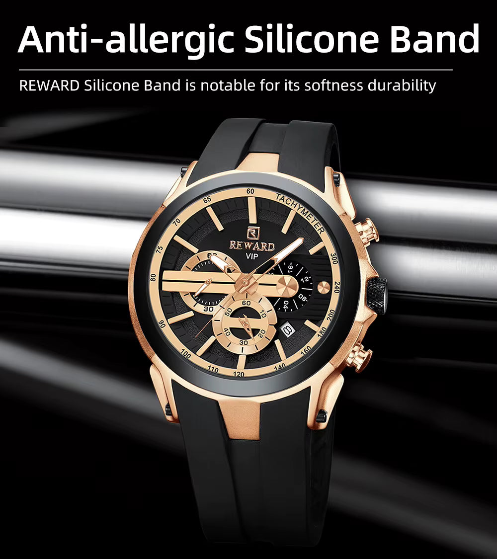REWARD Men’s Luxury Sport Watch Stylish SAR.195 Offer