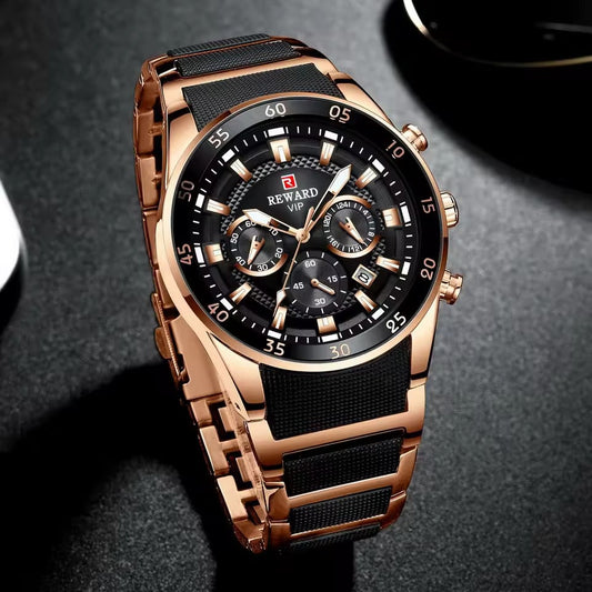 Reward VIP Men’s Luxury Chronograph Watch – Timeless Power & Prestige