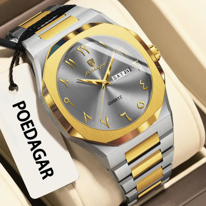 🕰️ POEDAGAR High-End Business Watch Luxury   ⌚ساعة بواداغار الفاخرة للأعمال | تصميم