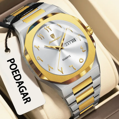 🕰️ POEDAGAR High-End Business Watch Luxury   ⌚ساعة بواداغار الفاخرة للأعمال | تصميم