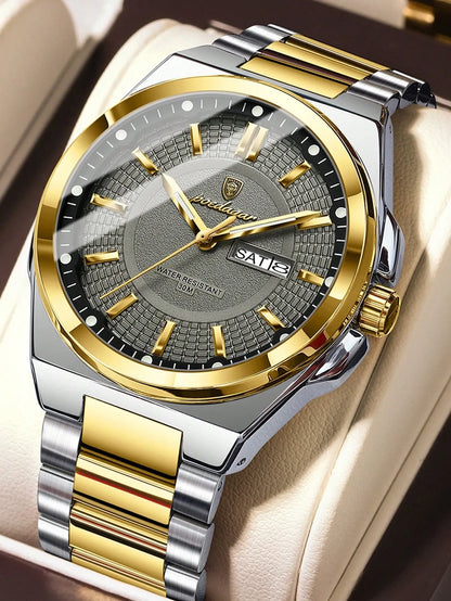 POEDAGAR Luxury Men Quartz Watches Business Top Brand Man SAr.195 Offer